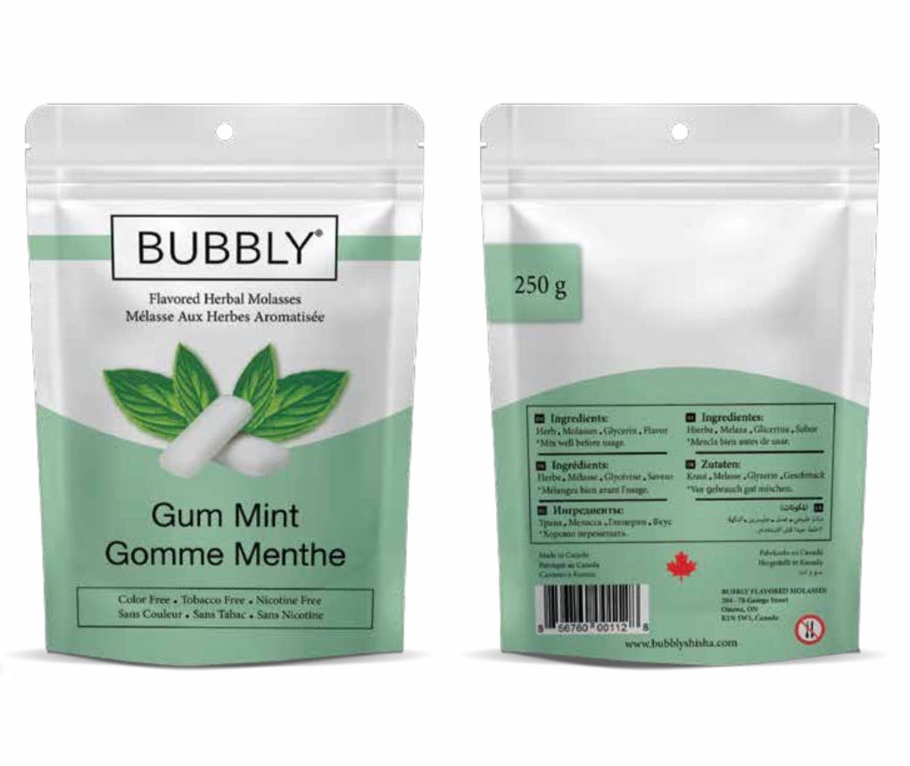 Gomme à la menthe - 250 grammes