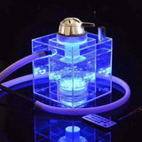 Acrylic Hookah Cube Set with LED lights